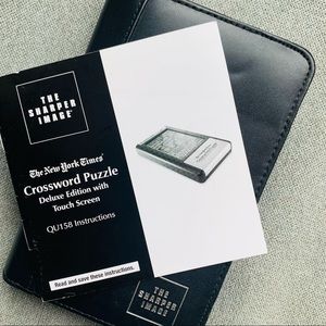 Electronic NY Times Crossword Puzzle